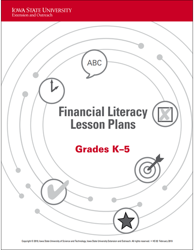 Financial Literacy Lesson Plans - Grades K-5