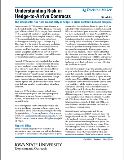 Understanding Risk in Hedge-to-Arrive Contracts