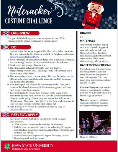 Nutcracker Costume Challenge