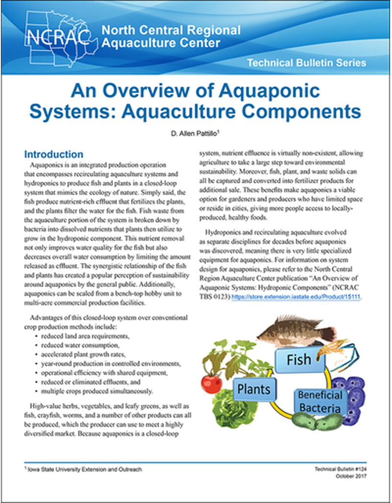 An Overview of Aquaponic Systems: Aquaculture Components image number 0