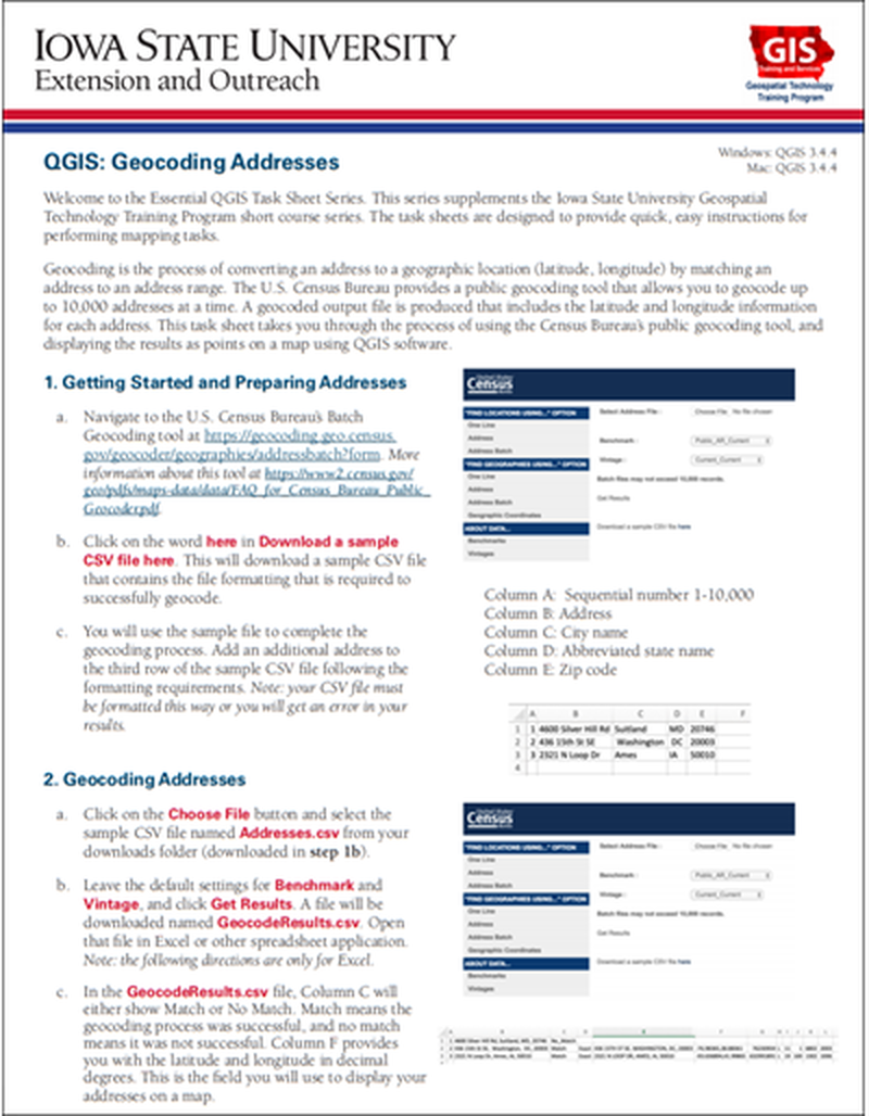 QGIS: Geocoding Addresses image number 0