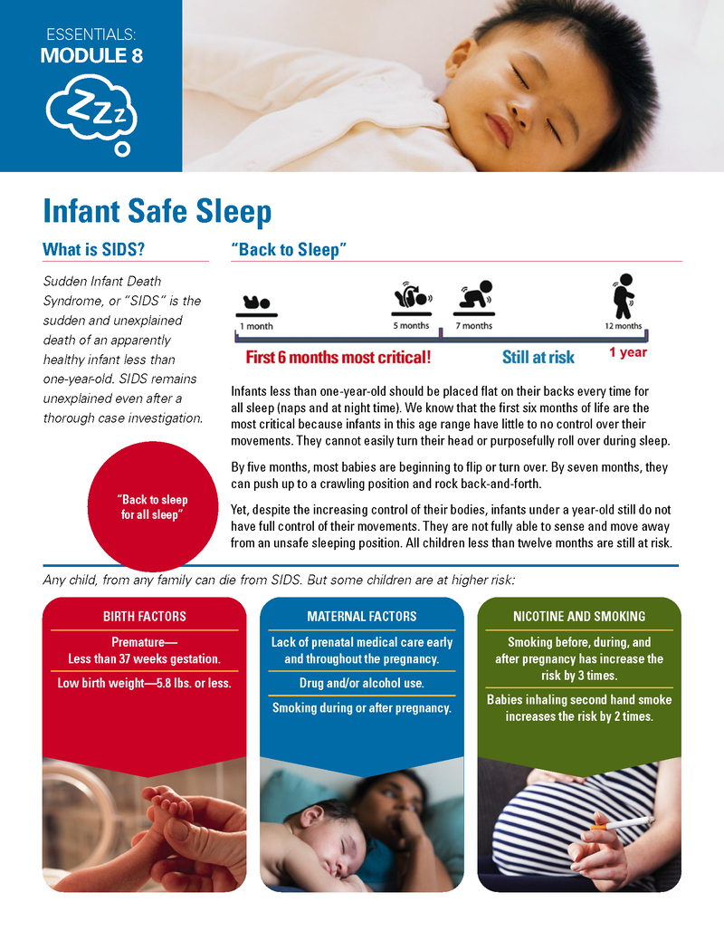 Infant Safe Sleep - Essentials Child Care image number 0