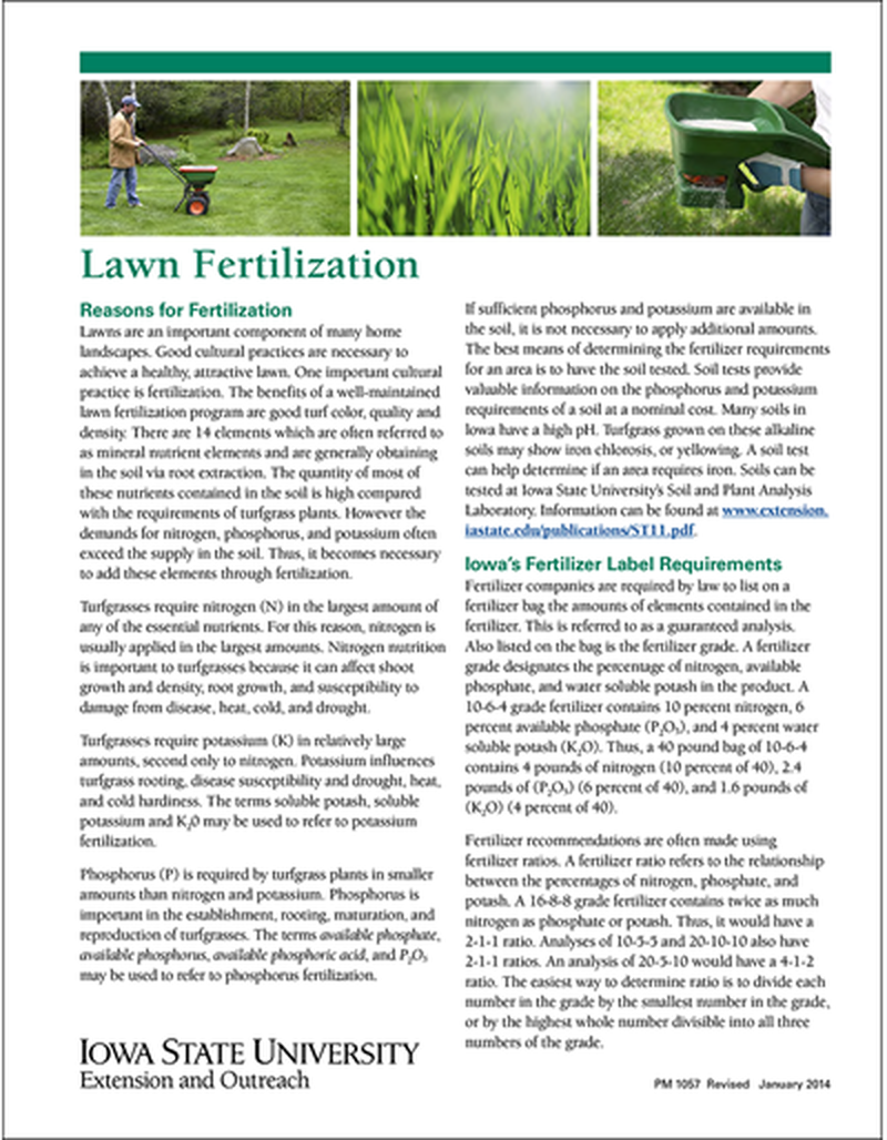 Lawn Fertilization image number 0
