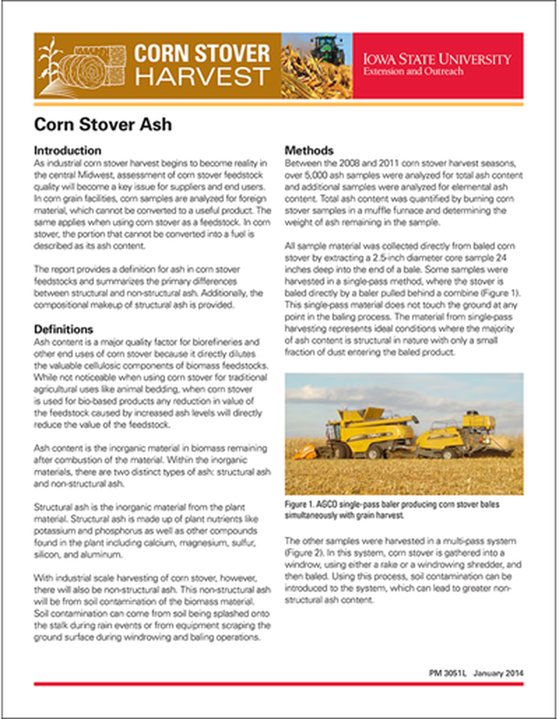 Corn Stover Ash image number 0