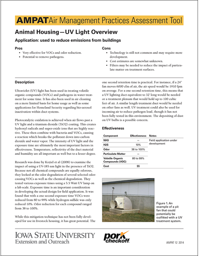 Animal Housing - UV Light Overview