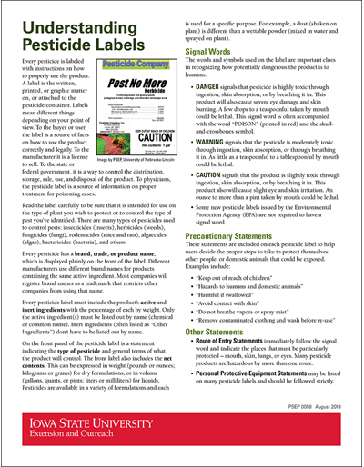 Understanding Pesticide Labels