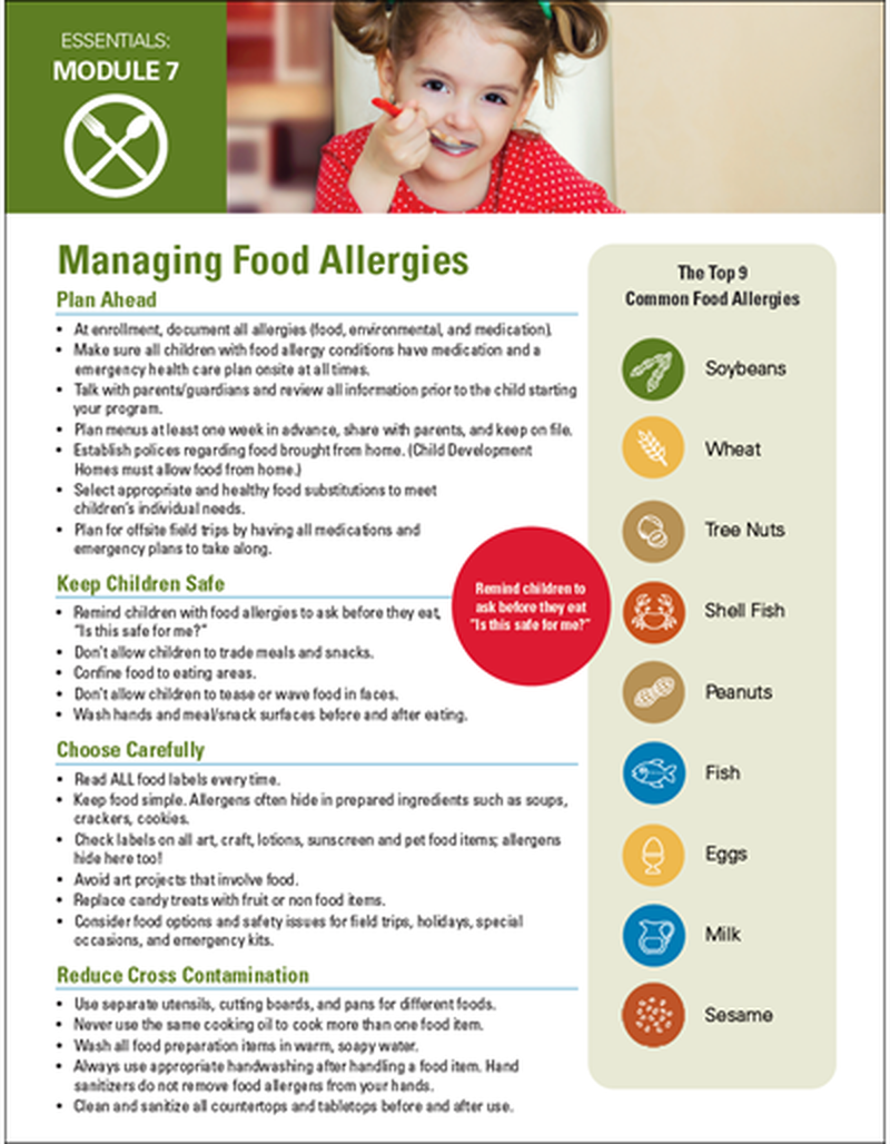 Managing Food Allergies - Essentials Child Care image number 0