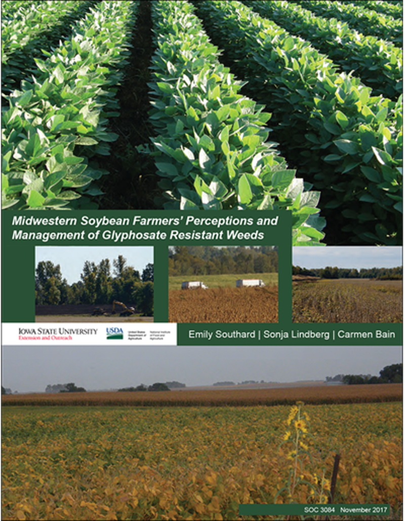 Midwestern Soybean Farmers' Perceptions and Management of Glyphosate Resistant Weeds image number 0