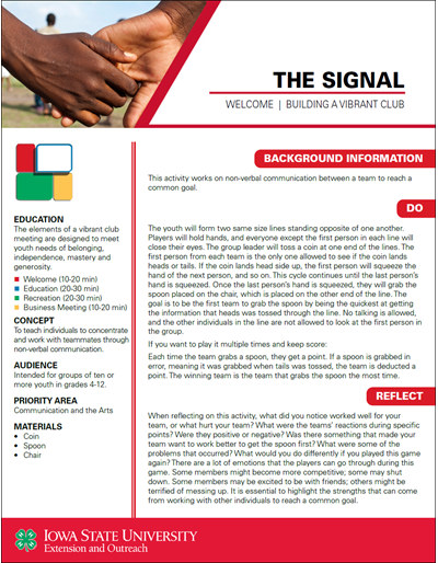 The Signal -- Vibrant Clubs