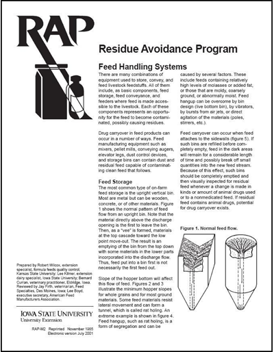 Feed Handling Systems - RAP (Residue Avoidance Program)