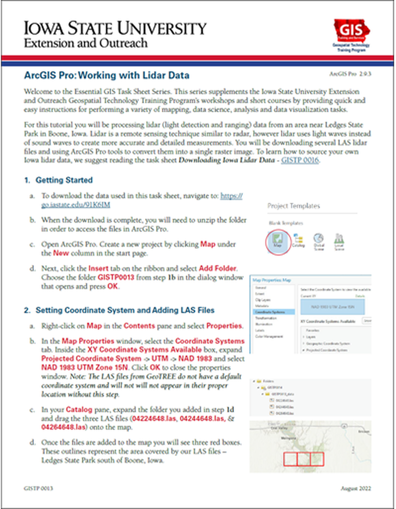 ArcGIS Pro: Working with Lidar Data image number 0