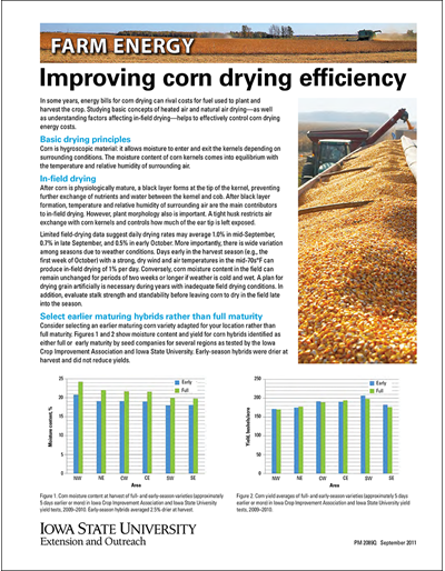 Improving Corn Drying Efficiency - Farm Energy