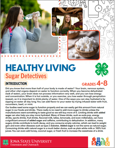 Healthy Living Sugar Detectives Grades 4-8