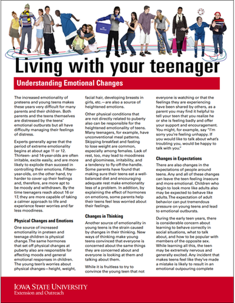 Understanding Emotional Changes - Living With Your Teenager image number 0