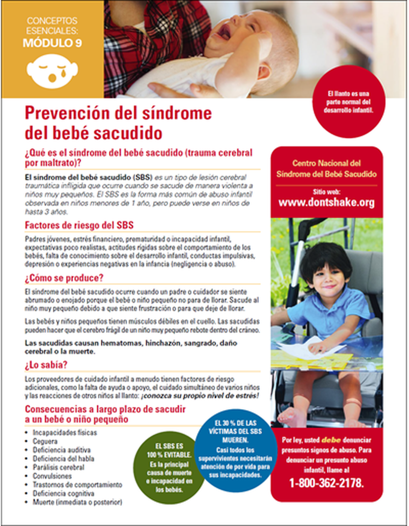 Prevention of Shaken Baby Syndrome - Essentials Child Care image number 1