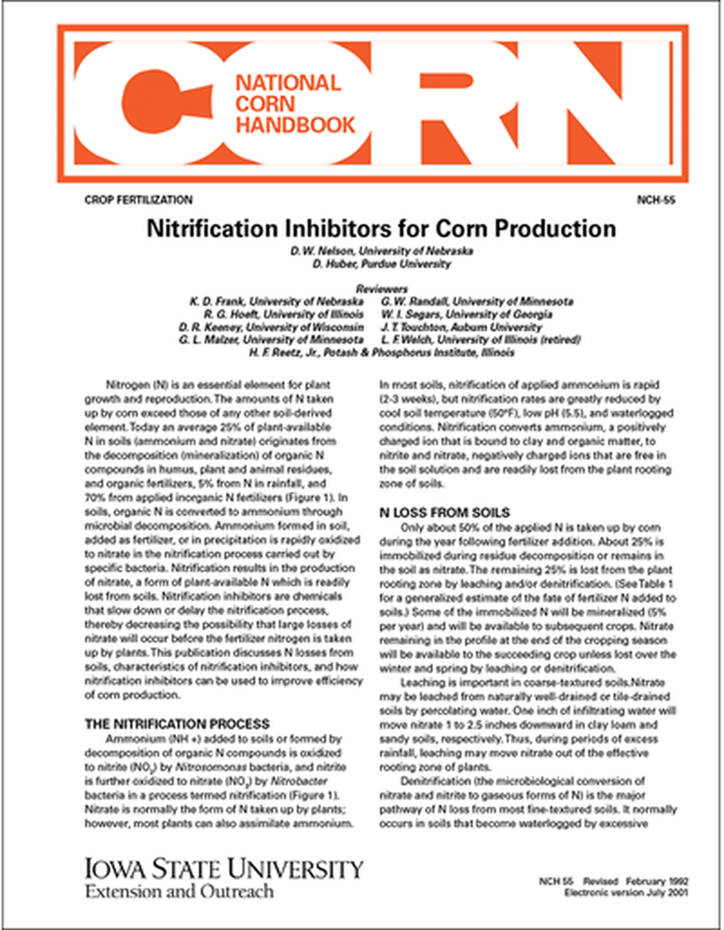 Nitrification Inhibitors for Corn image number 0