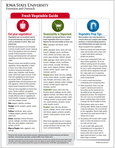Fresh Vegetable Guide