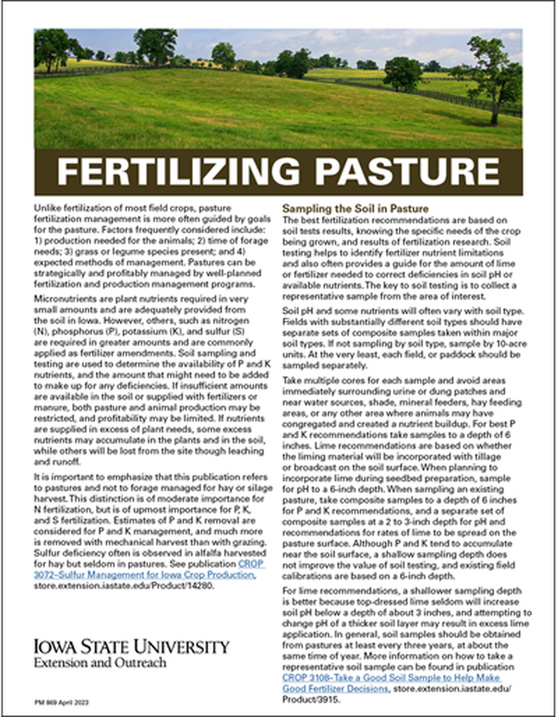 Fertilizing Pasture image number 0