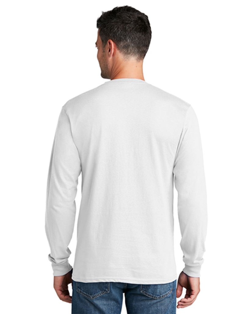 Master Gardener - Port & Company Long Sleeve Core Cotton Tee Red Medium image number 4
