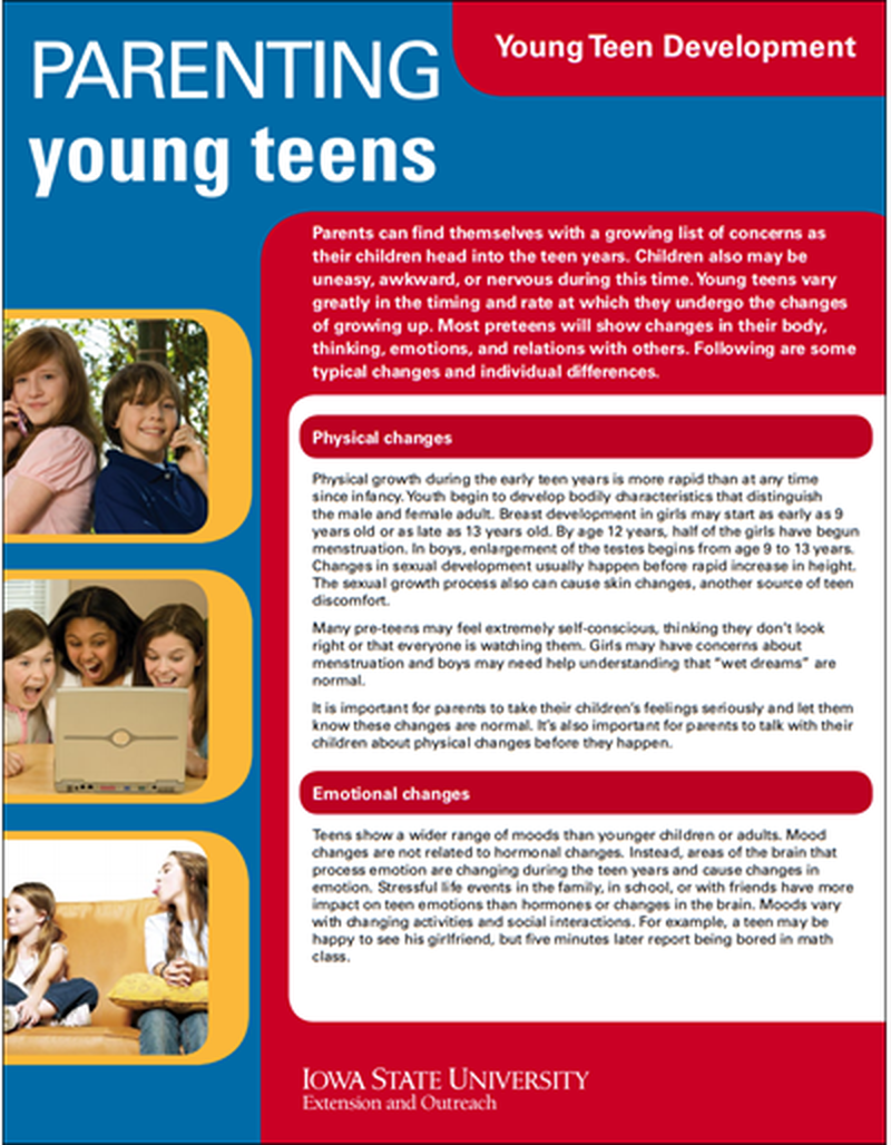 Parenting Young Teens: Young Teen Development image number 0