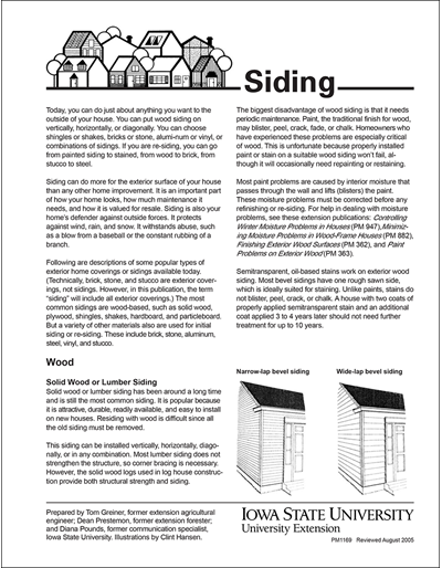 Siding