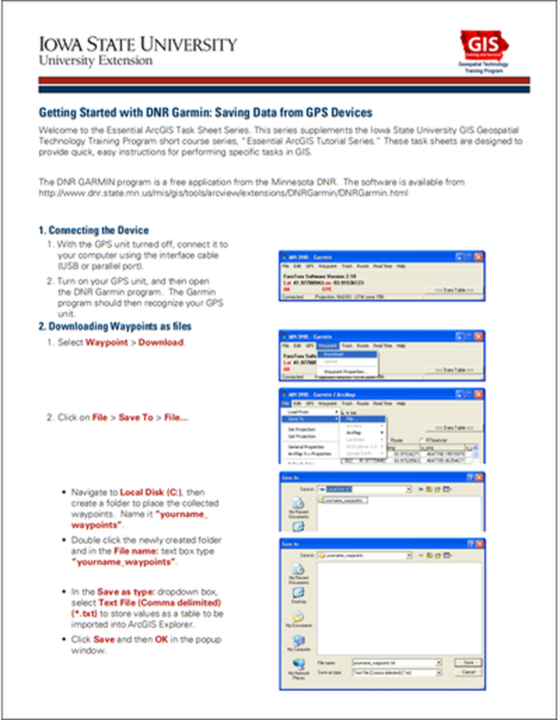 Getting Started with DNR Garmin: Saving Data from GPS Devices image number 0