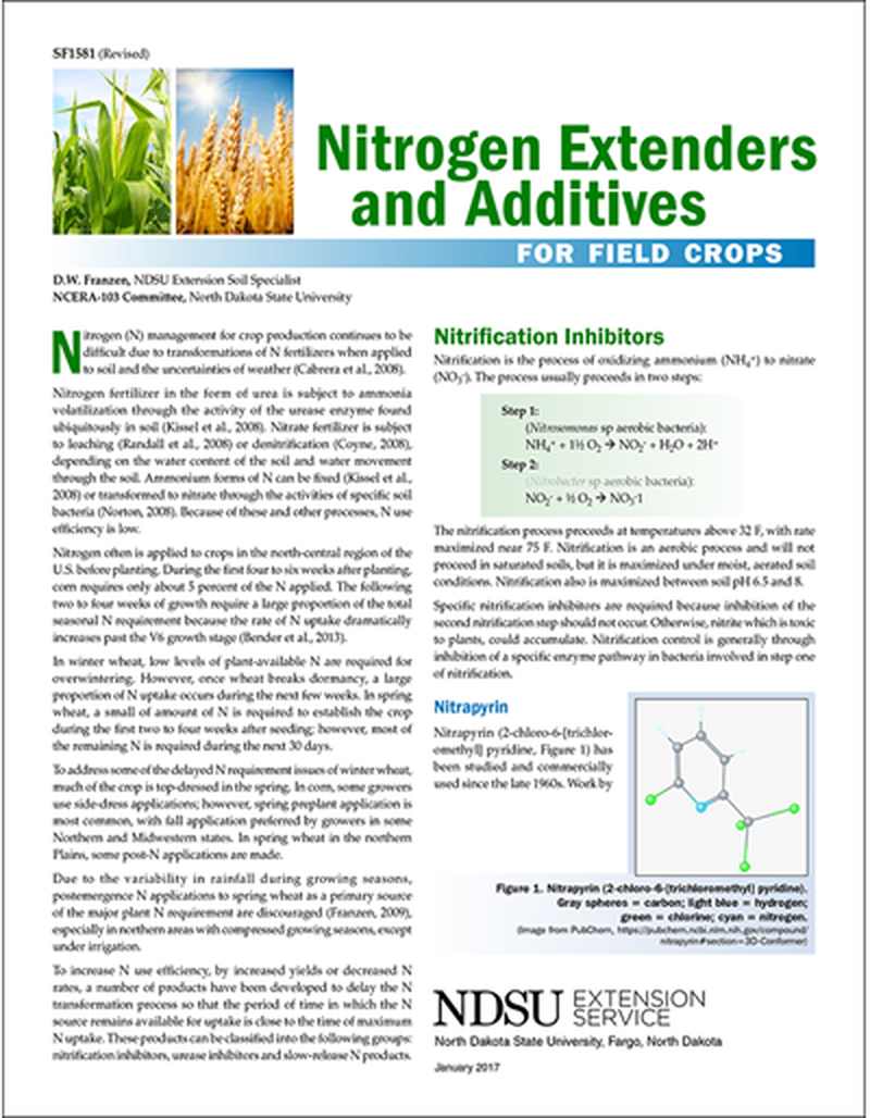 Nitrogen Extenders and Additives for Field Crops image number 0