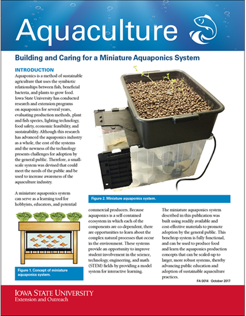 Building and Caring for a Miniature Aquaponics System image number 0