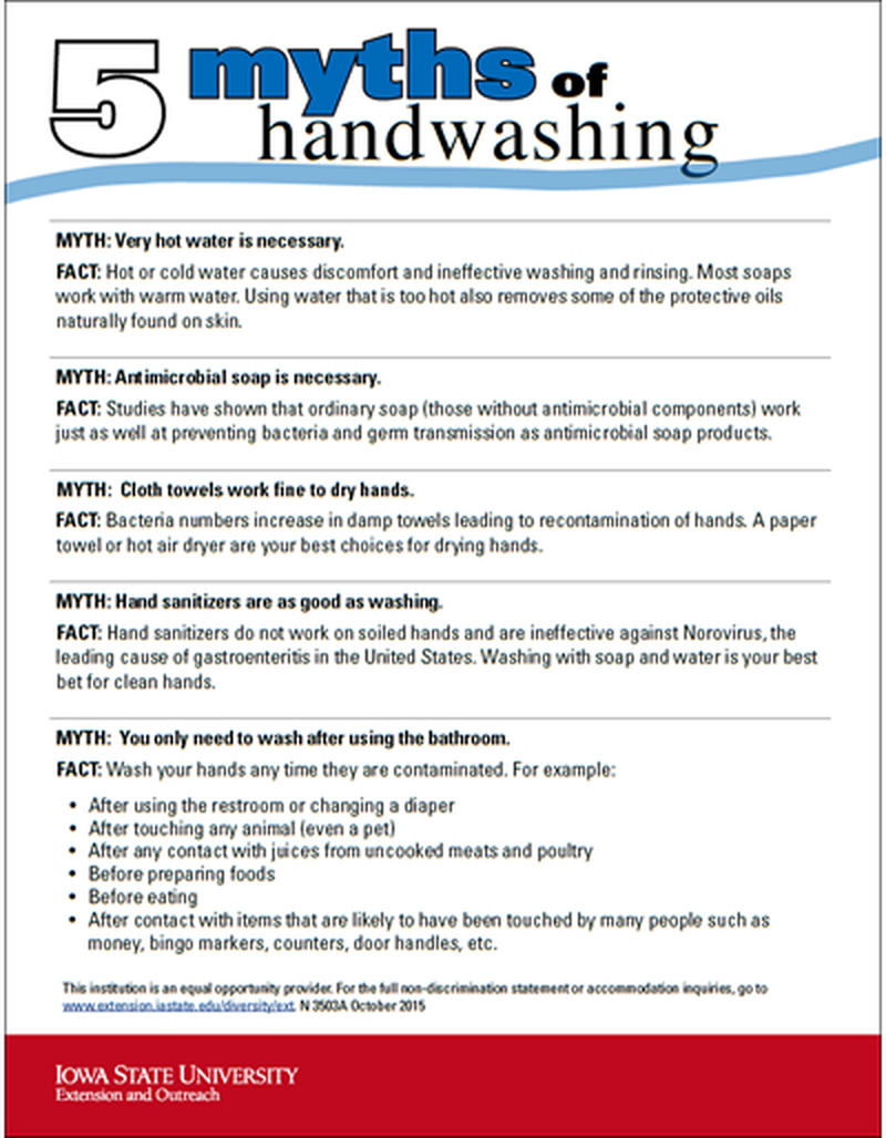 5 Myths of Handwashing image number 0