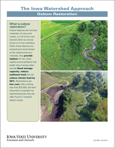 The Iowa Watershed Approach - Oxbow Restoration