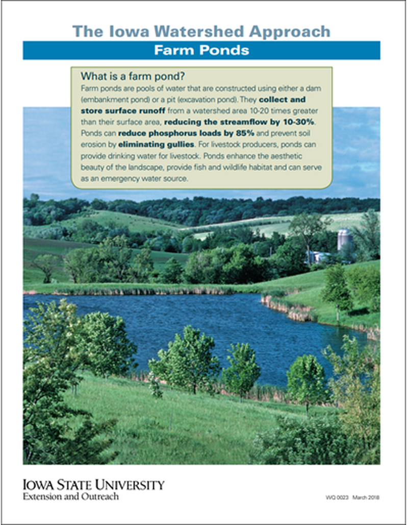 The Iowa Watershed Approach - Farm Ponds image number 0