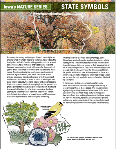 State Symbols - Iowa's Nature Series
