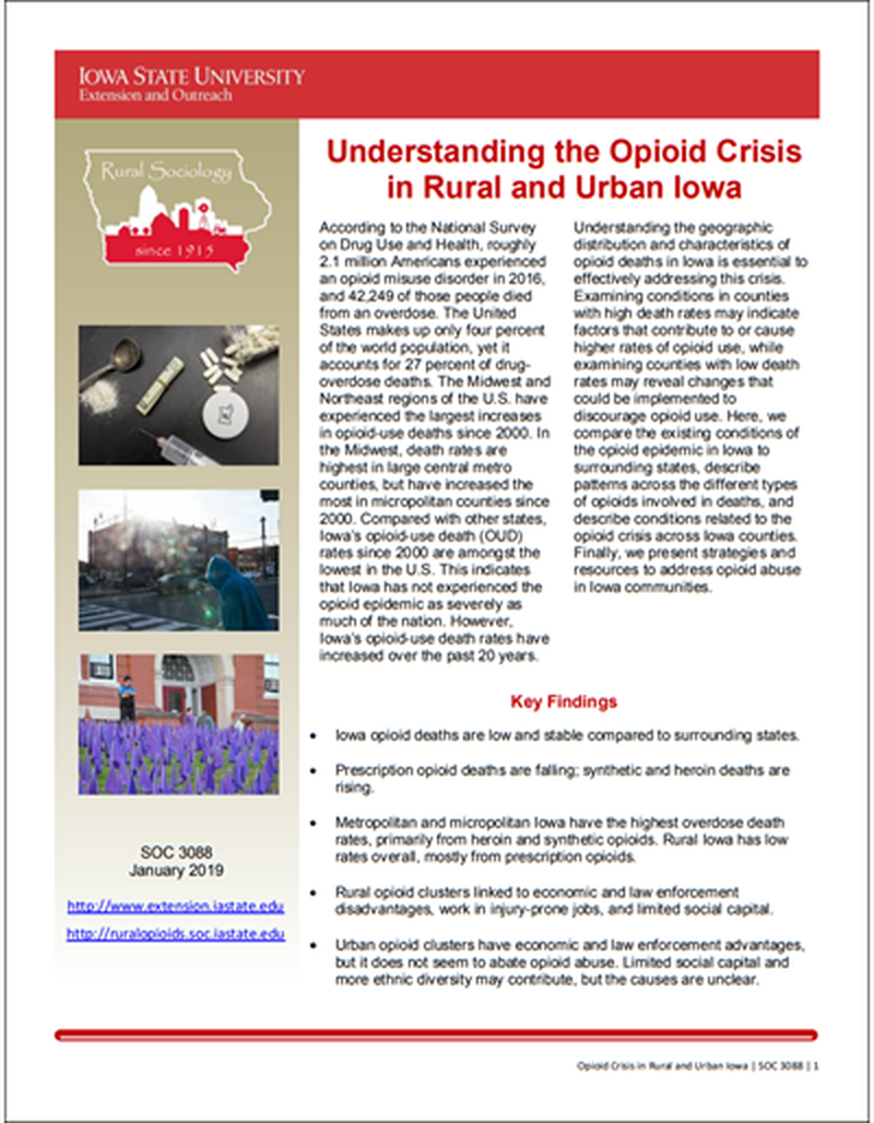 Understanding the Opioid Crisis in Rural and Urban Iowa image number 0