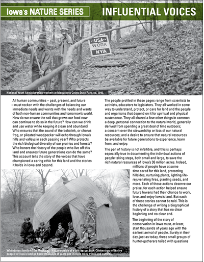 Influential Voices - Iowa's Nature Series