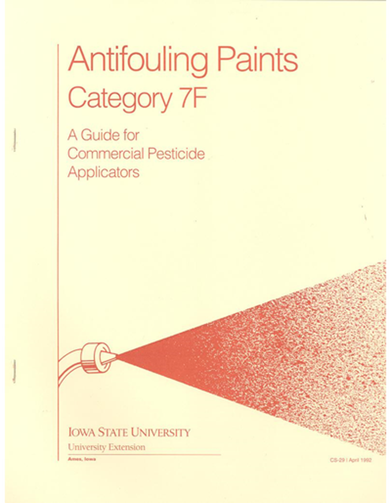Category 7F, Antifouling Paints -- A Guide for Commercial Pesticide Applicators image number 0