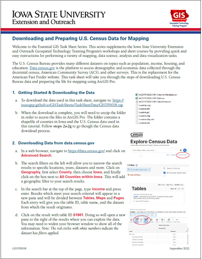 Downloading and Preparing U.S. Census Data for Mapping