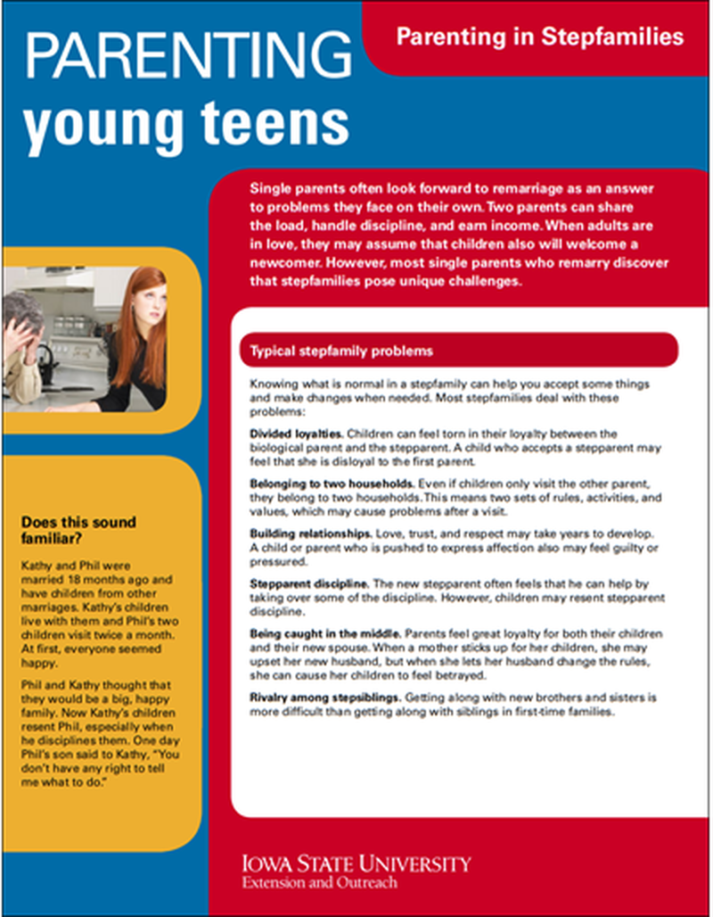 Parenting Young Teens: Parenting in Stepfamilies image number 0