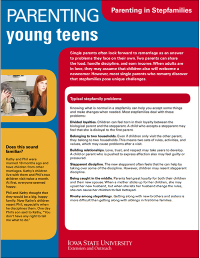 Parenting Young Teens: Parenting in Stepfamilies