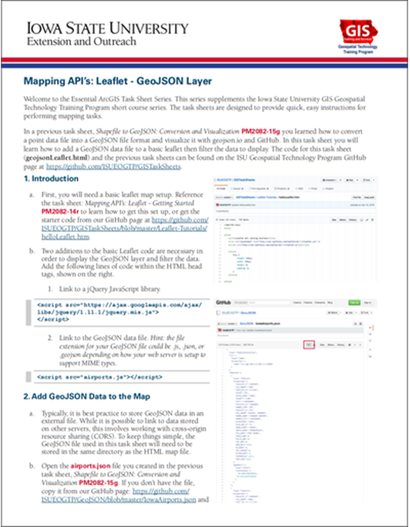 Mapping API's: Leaflet - GeoJSON Layer image number 0