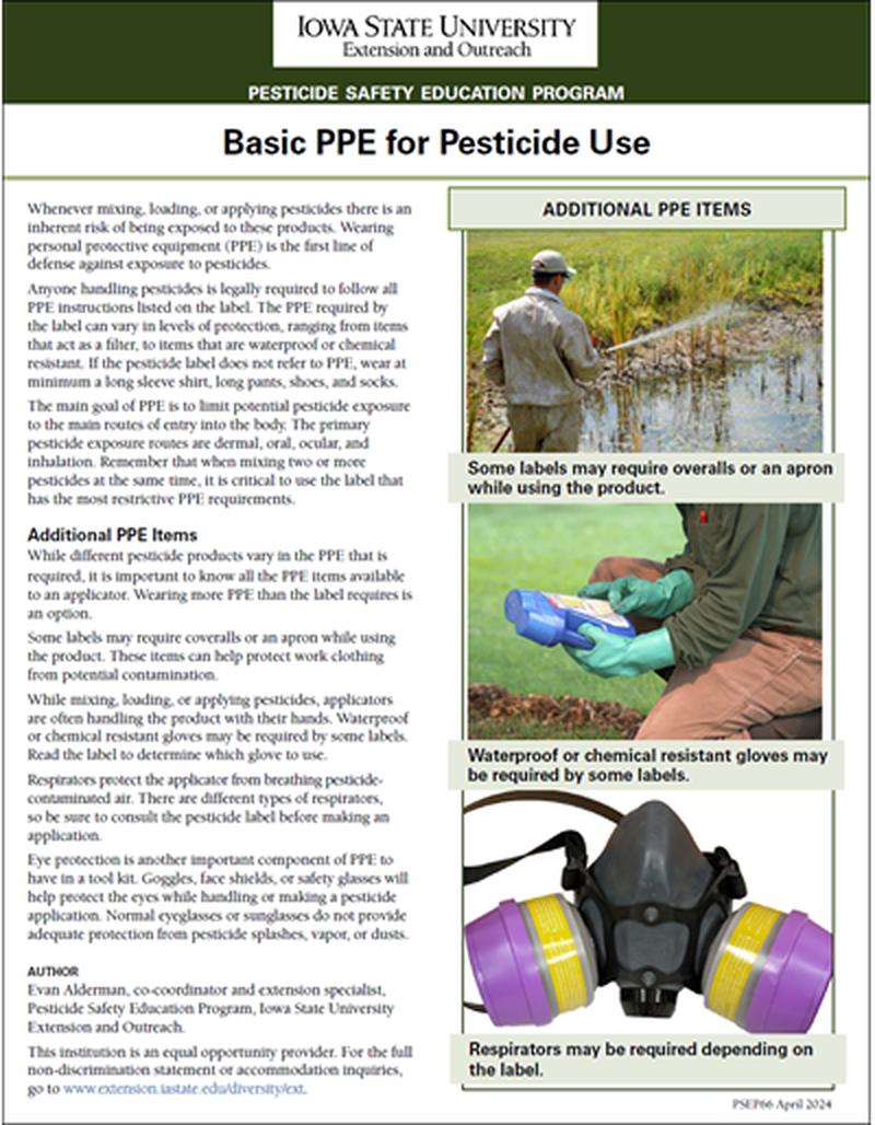 Basic PPE for Pesticide Use image number 0