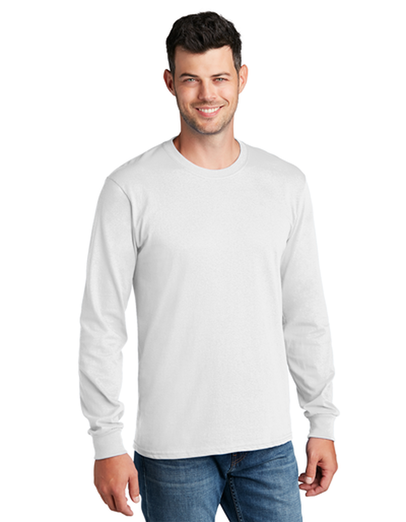Master Gardener - Port & Company Long Sleeve Core Cotton Tee Red Medium image number 3