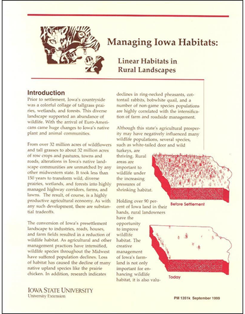 Linear Habitats in Rural Landscapes - Managing Iowa Habitats image number 0
