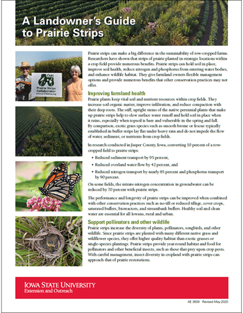 A Landowner's Guide to Prairie Strips image number 0