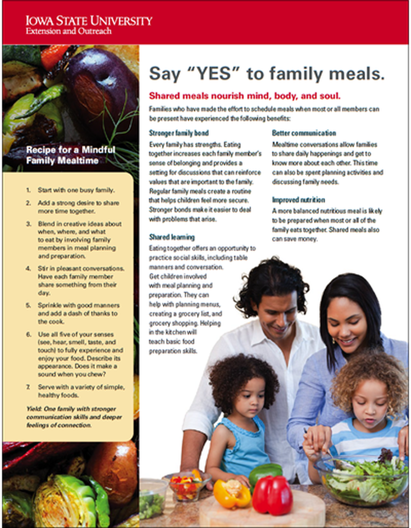 Say 'YES' to Family Meals image number 0