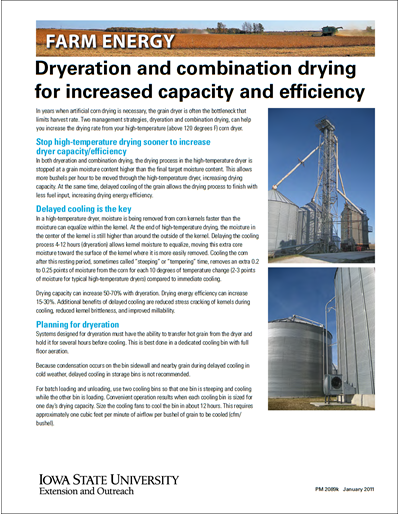 Dryeration and combination drying for increased capacity and efficiency  - Farm Energy