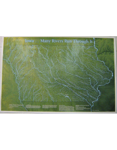 Iowa: Many Rivers Run Through It -- Poster