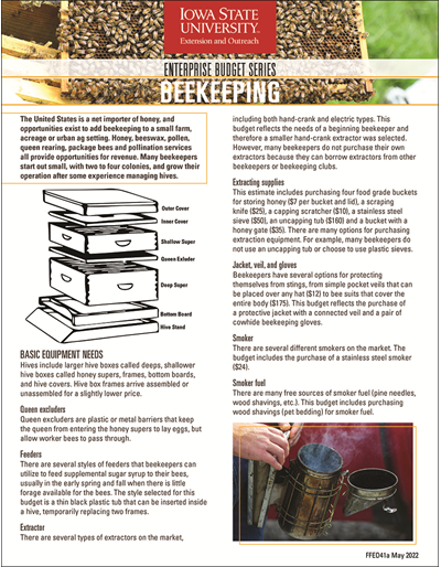 Beekeeping - Enterprise Budget Series