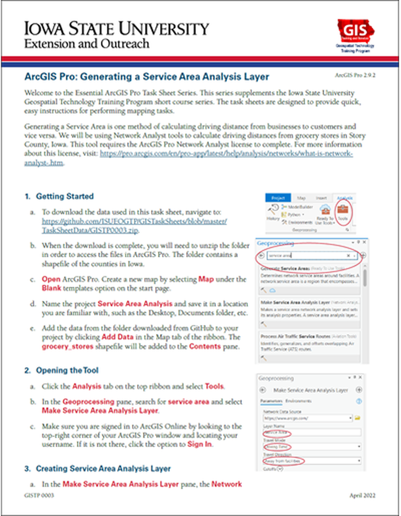 ArcGIS Pro: Generating A Service Area Layer image number 0