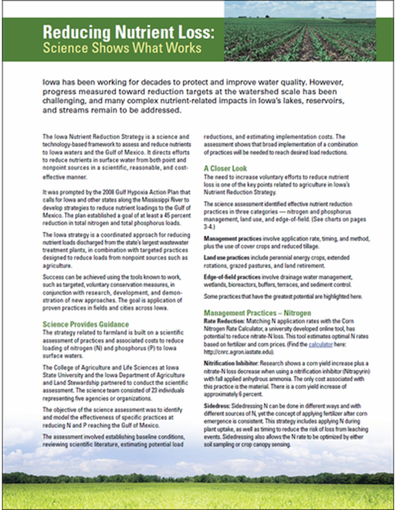 Reducing Nutrient Loss: Science Shows What Works image number 0