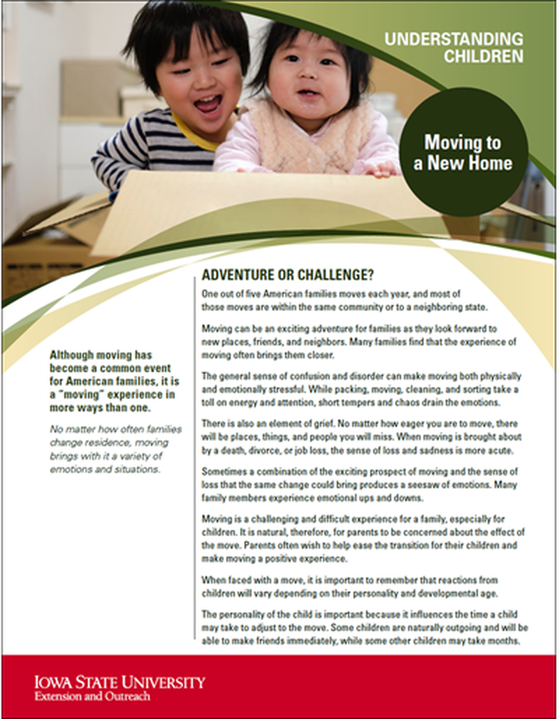 Moving to a New Home -- Understanding Children image number 0